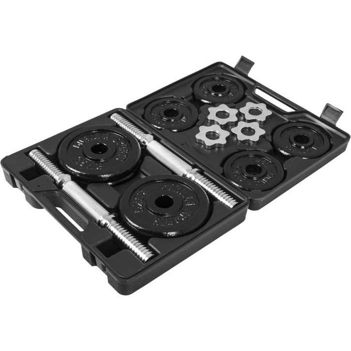 Set de 20Kg Gantere Reglabile și cutie de transport