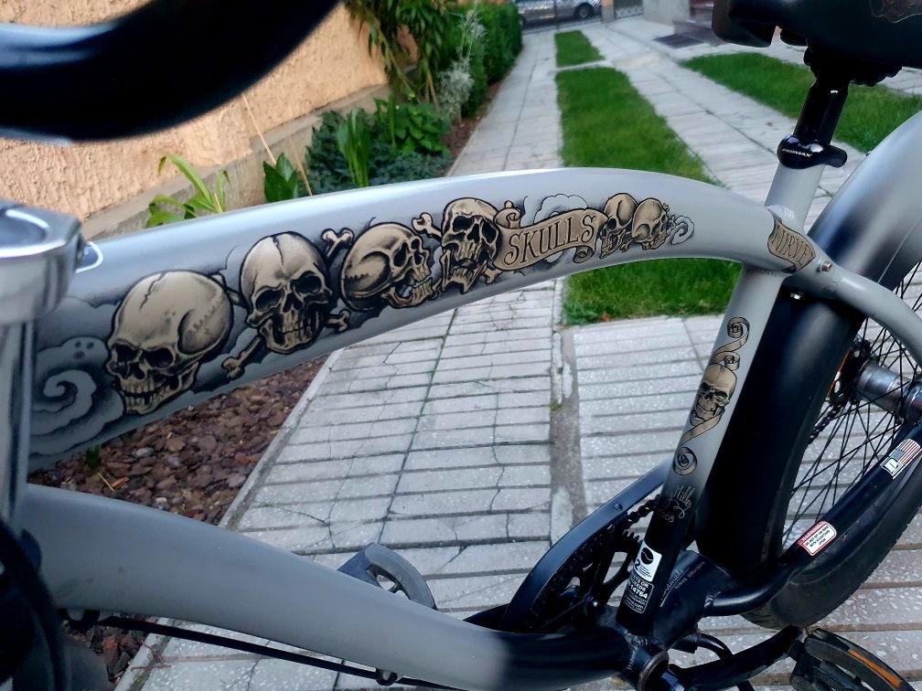 Bicicleta cruiser Nirve skulls Beach bike SUA Bucuresti Sectorul 2 OLX.ro