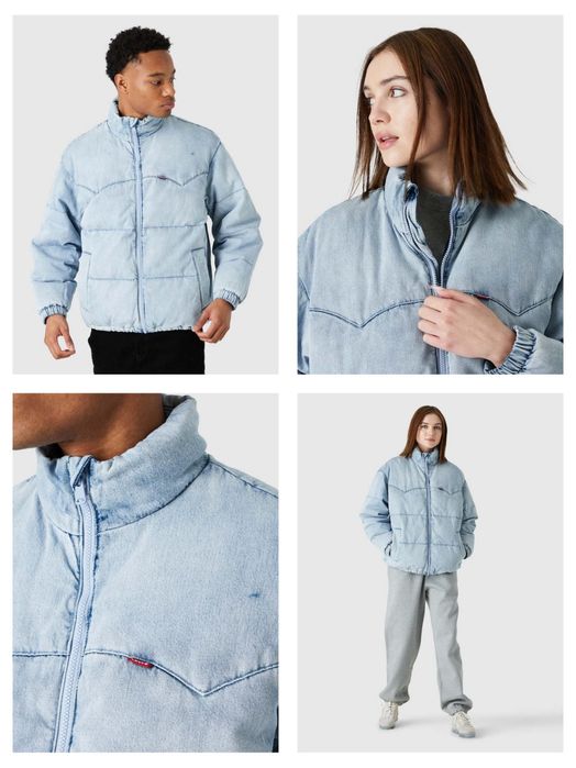 Levi's унисекс дънково яке с гъши пух