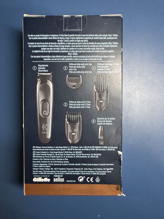 Trimmer pentru barba electric King C. Gillette