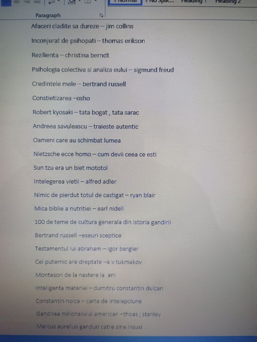 Cărți dezvoltare personala