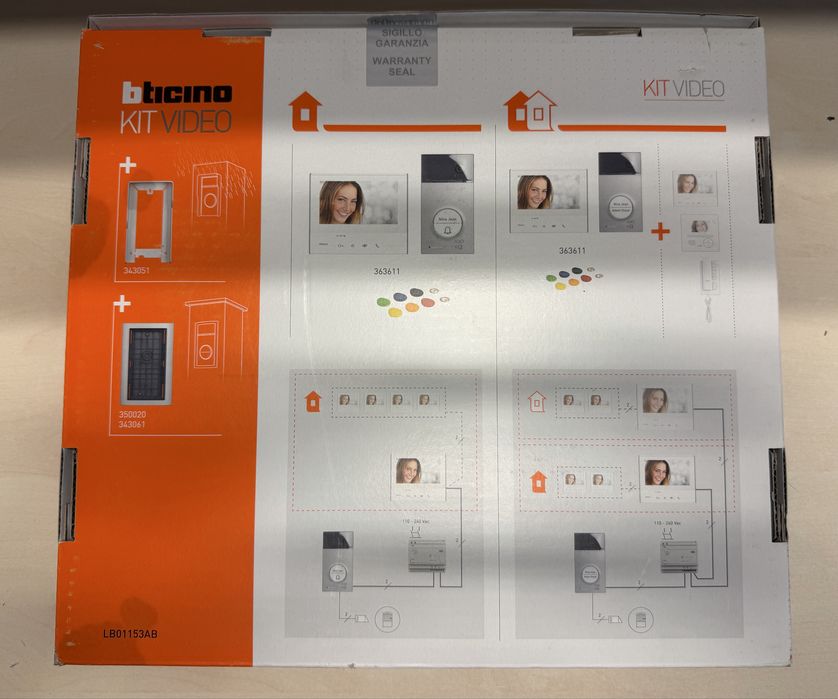 Video interfon 2 fire BTicino  363611 Linea 3000 Nou