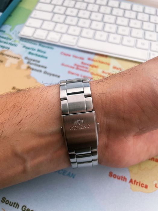 Мъжки автоматичен часовник ORIENT Automatic с метална верижка