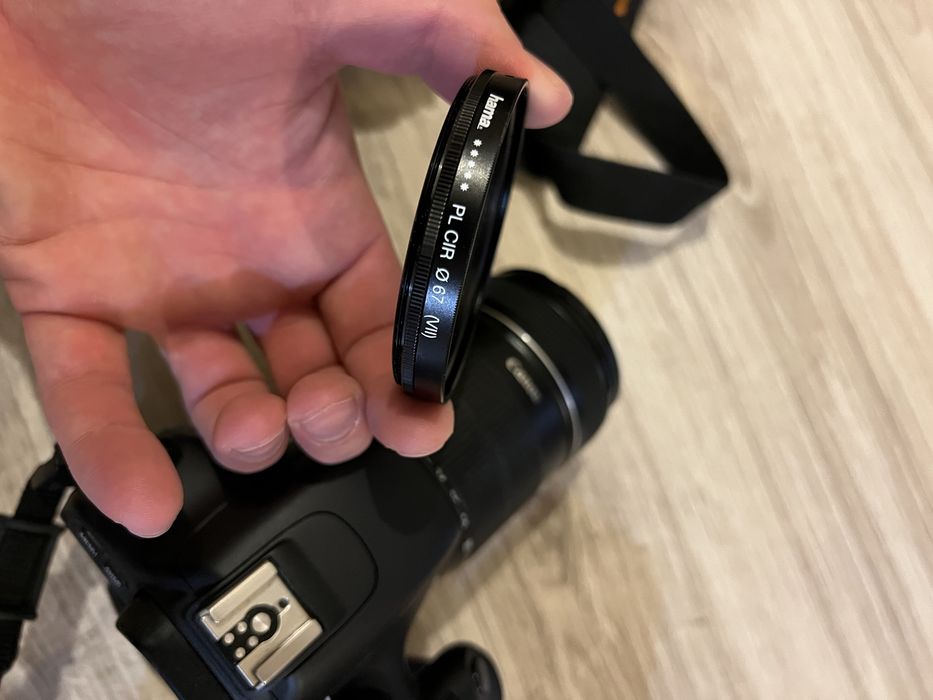 Canon eos 550D и 18-135 обектив почти нови