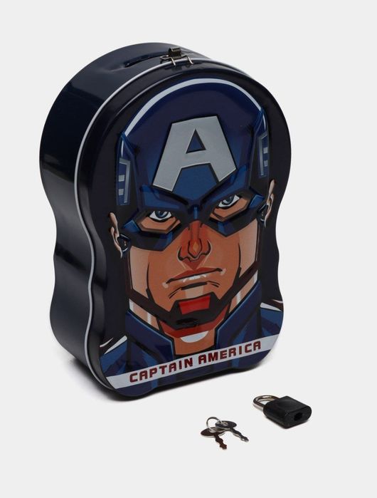 Копилка металлическая с ключом замком