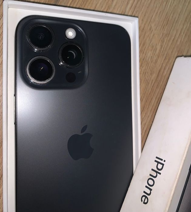 Iphone 15 pro max 256gb black