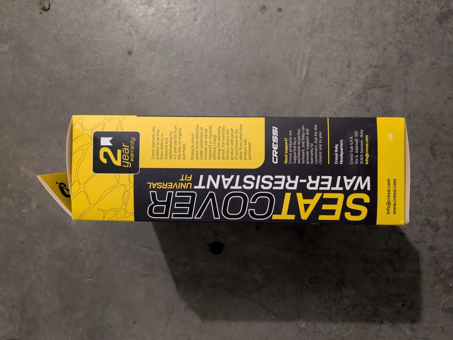 Непромокаема калъфка за седалка Cressi - нова