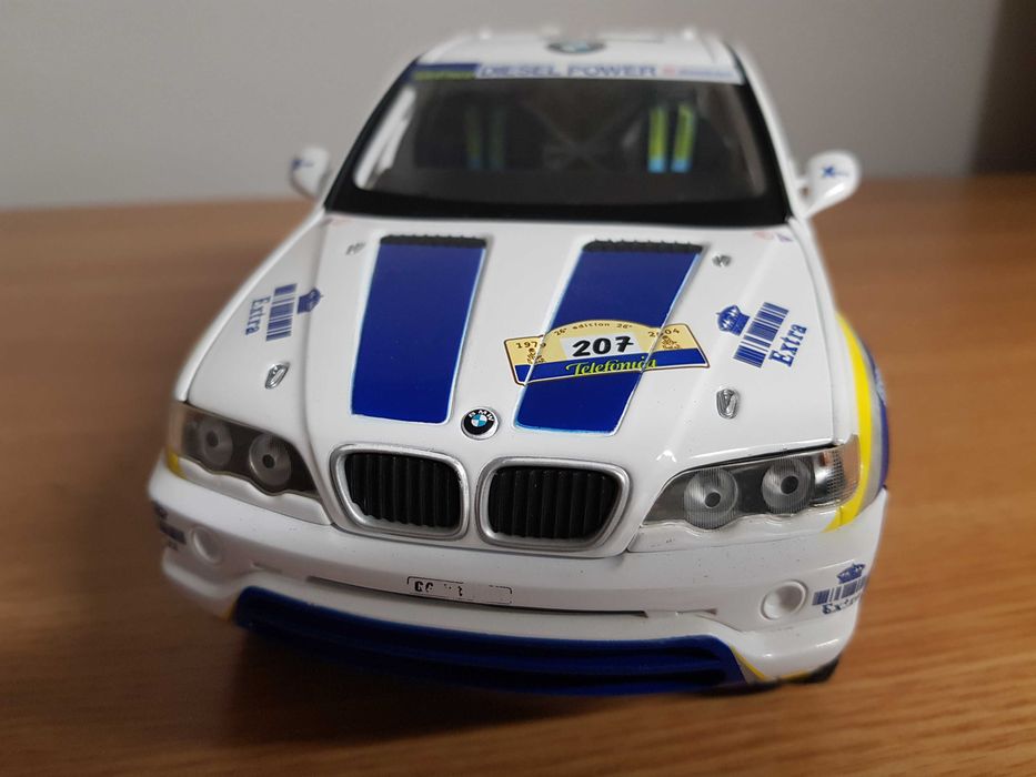 Macheta BMW X5 rally x-raid, scara 1/18, Solido