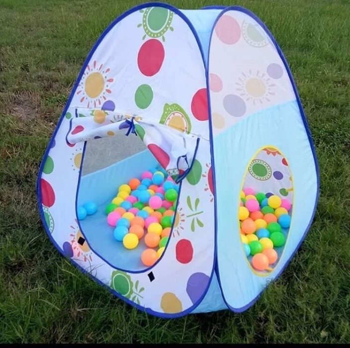 Палатка туннель сухой бассейн