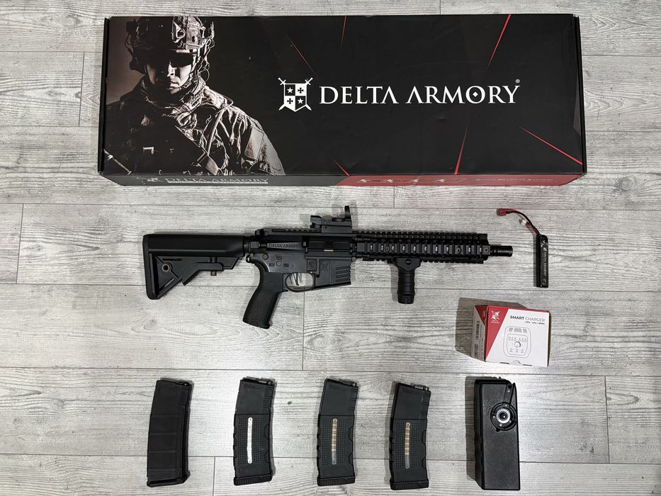 Airsoft реплика Delta Armory M4 AR15 ETU Full Metal Fully Upgraded