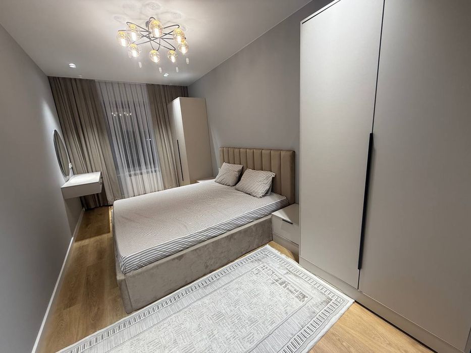 Абай корзинка 2-ком 2-Этаж 56м² кирпич Евроремонт меб+техника