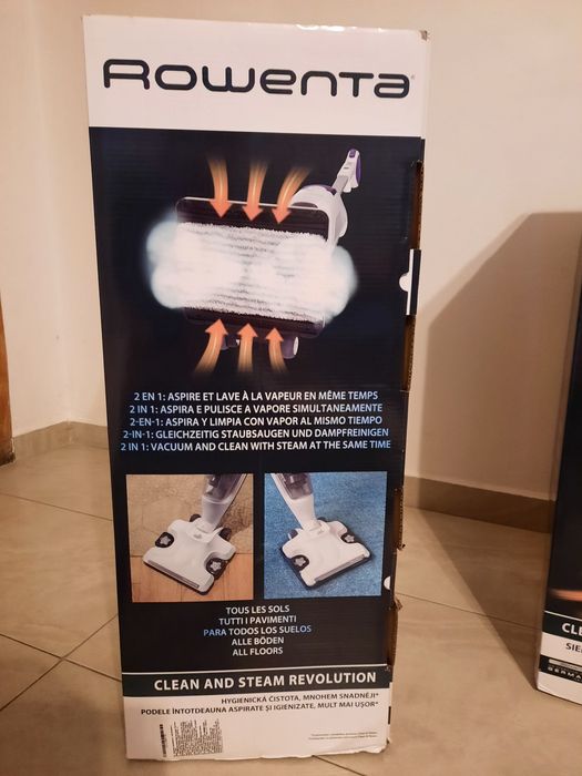 Парочистачка ROWENTA Clean & Steam Revolution RY7731WH, 1500W,