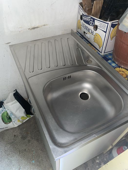 Chiuveta alveus inox 80x50