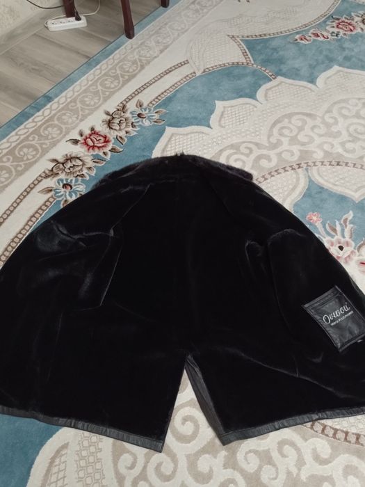 Кожаная дубленка