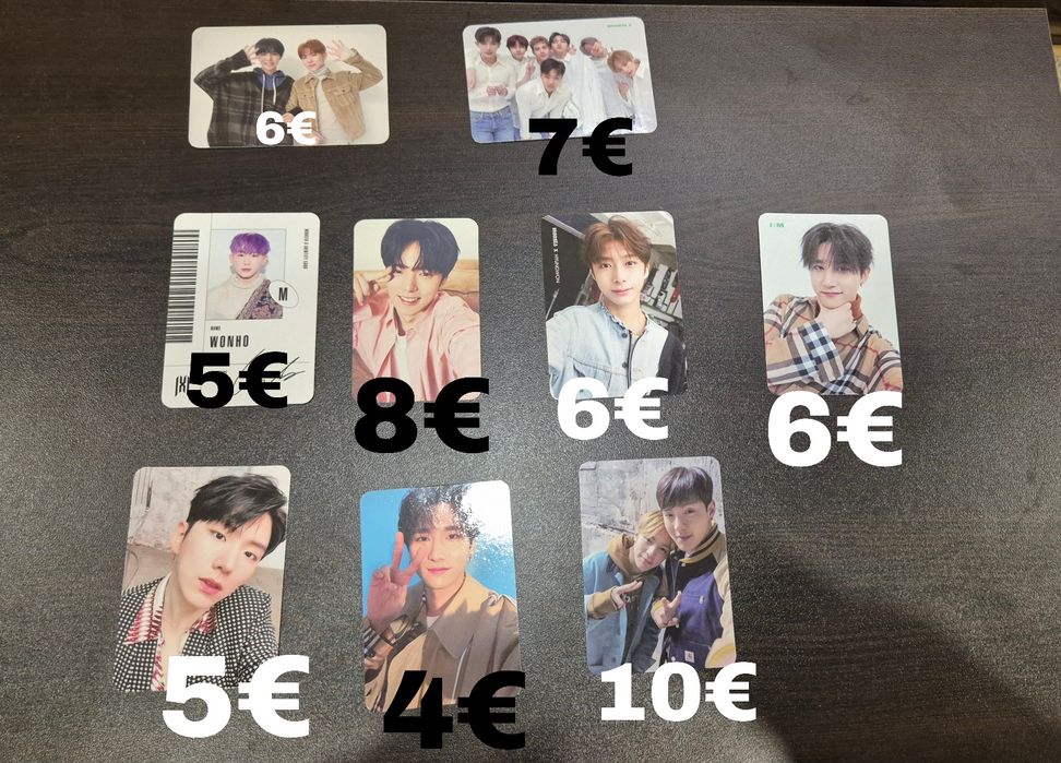 Monsta X официални картички