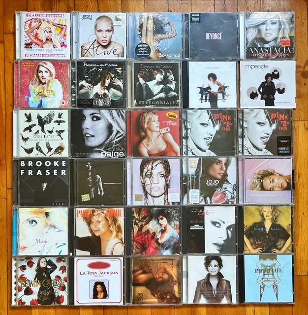 Lot CD orig: Thalia, ABBA, Melua, N. Jones, Madonna, Carey, Shakira, Estefan, Lopez..