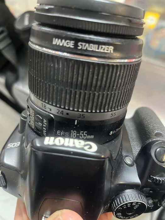 Canon 450 d 18-55efs 55-250 пълен комплект с чанта