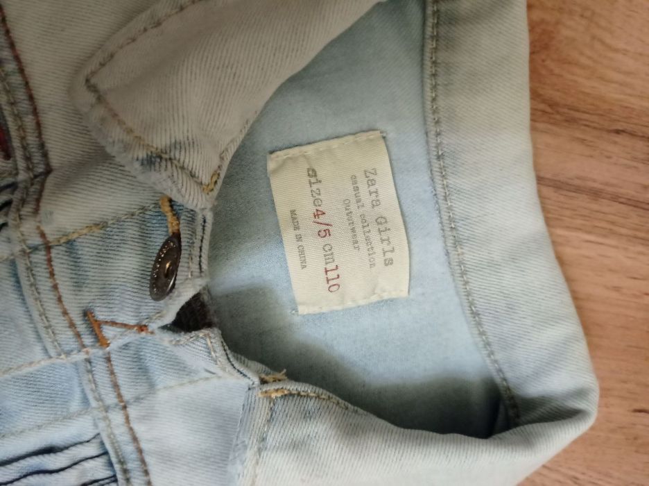 Джинсовая куртка  Джинсовые кюлоты Zara