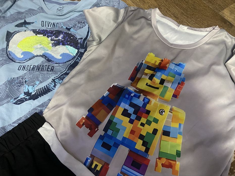 Футболки и шорты на 9-10 лет