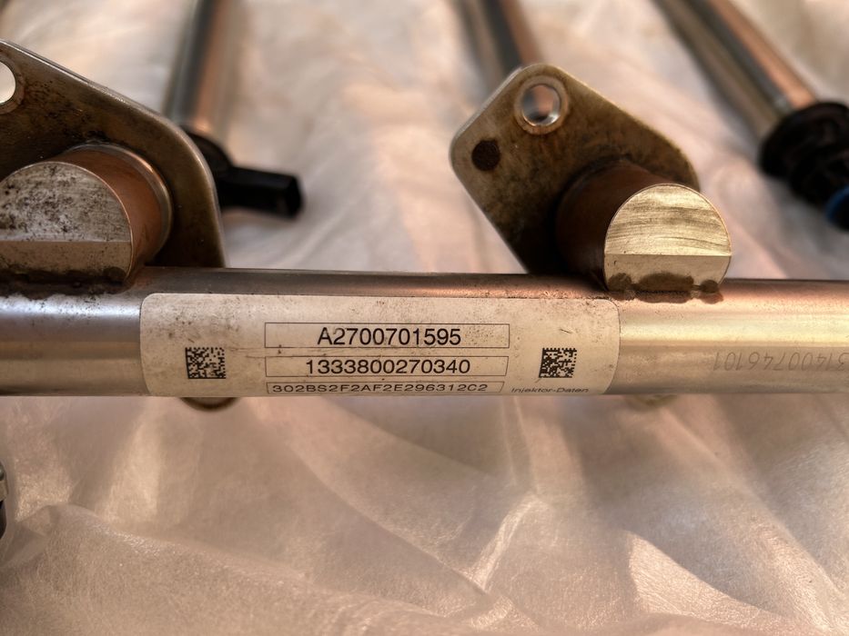 Мерцедес  бензинови дюзи, помпа високо налягано и рейка