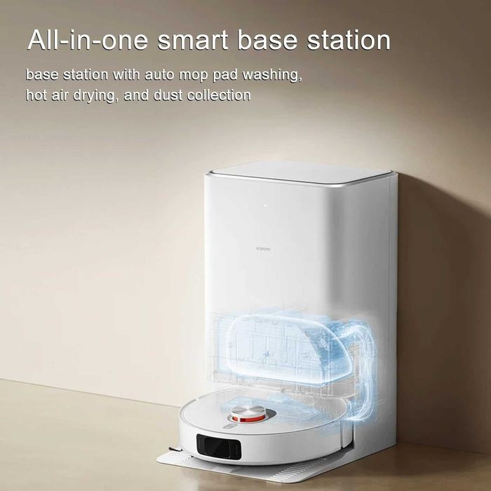 Робот прахосмукачка Xiaomi Robot Vacuum X20 Pro 7000Pa с All-in-One станция - НОВА