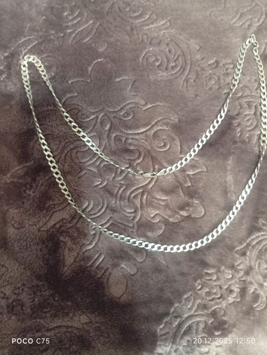 Цепочка серебро мужская