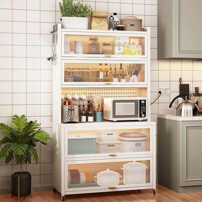 Буфет из нержавейки с порошковым покрытием для балкона и для кухни