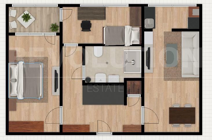 Продава се Тристаен апартамент в София, Обеля 2 - 66 кв.м за 1391 €/кв.м - Снимка #9