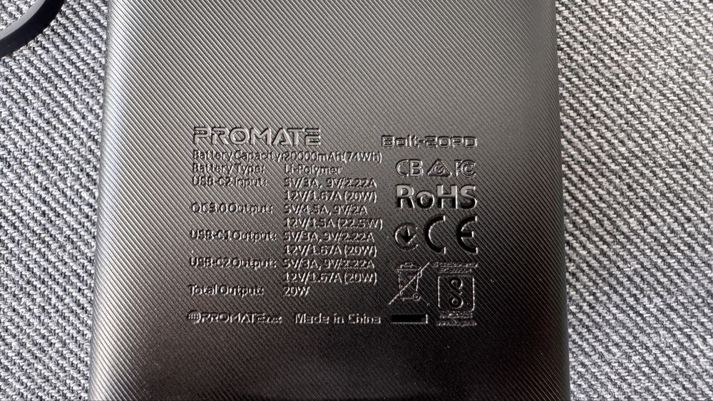 Baterie externa Promate 20000mAh 20W