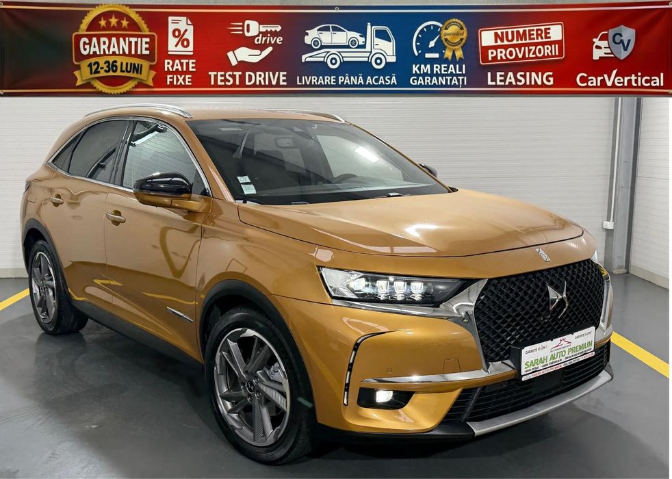 DS Automobiles DS 7 Crossback 2.0D/180cp/Rivoli/FaruriDsActive/Piele/Memorii/Camere360/Garantie12lun
