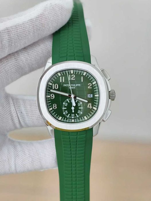 patek philippe aquanaut хроно зелено