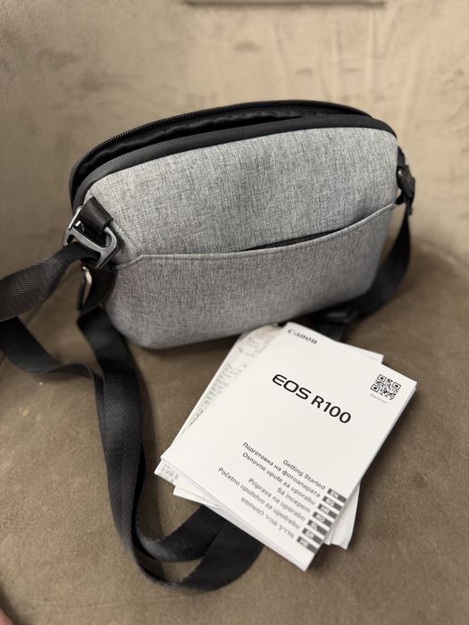 Безогледален Фотоапарт Canon EOS r-100+rf-s18-45