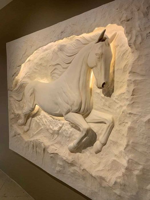 Devorga rasm chizish, relef, barelef