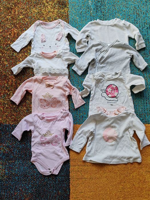 Lot haine bebe fata masura 56 (30 articole)
