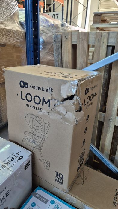 Бебешка количка Kinderkraft Loom бежова с нарушена опаковка