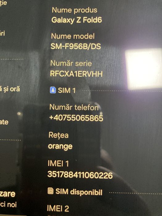 Samsung fold 6 512gb Ca Nou