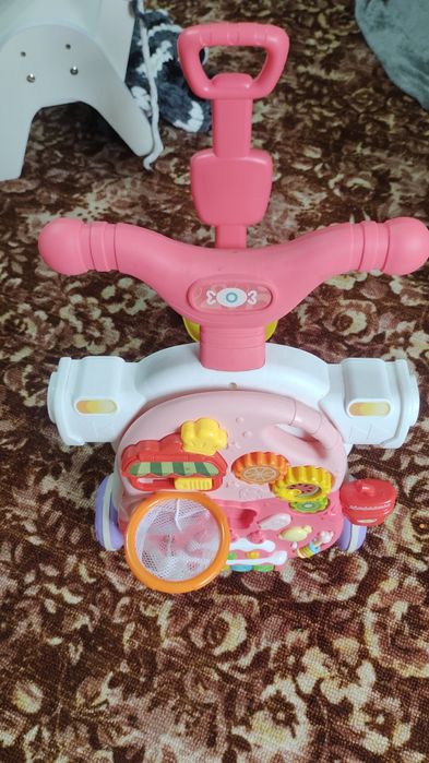 Ходунки 4в1 в розомов цвете