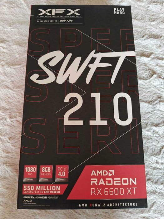 Видеокарта XFX RADEON RX6600XT 8GB