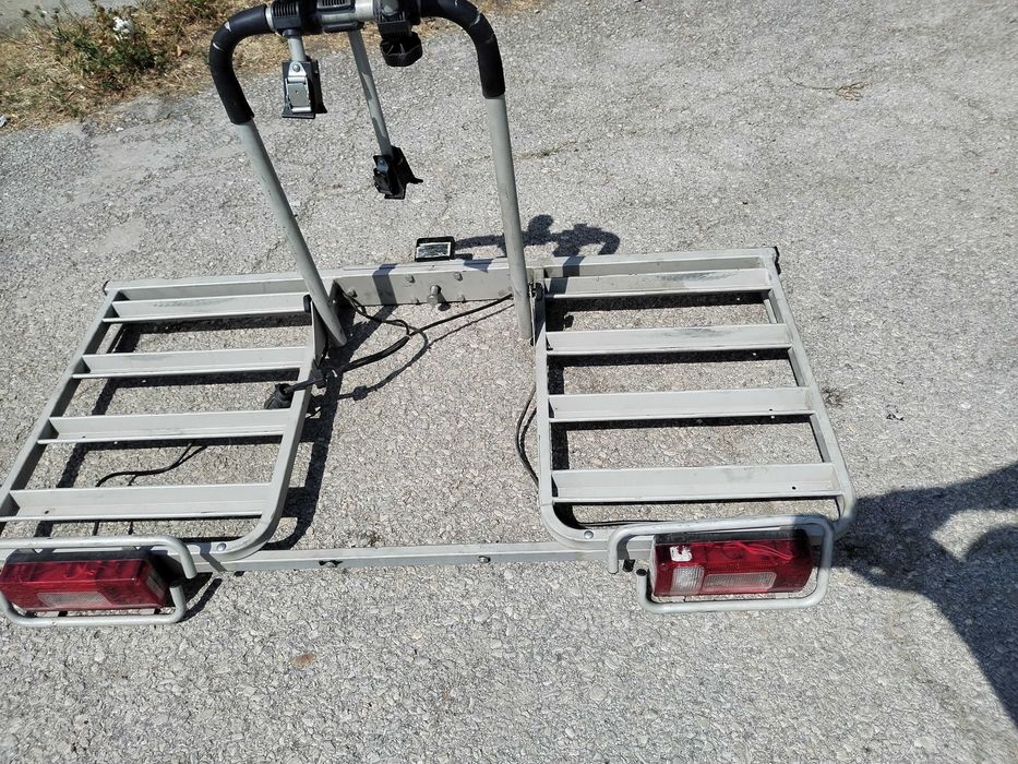 Багажник за велосипеди за теглич за 4 броя колелета