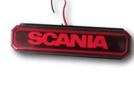 Габарити Лед Неон Сканиа scania червен,оранжев,бял лого