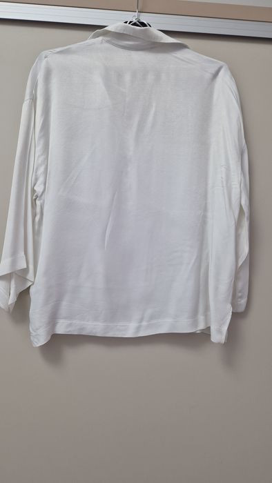 Bluza alba Zara, larga