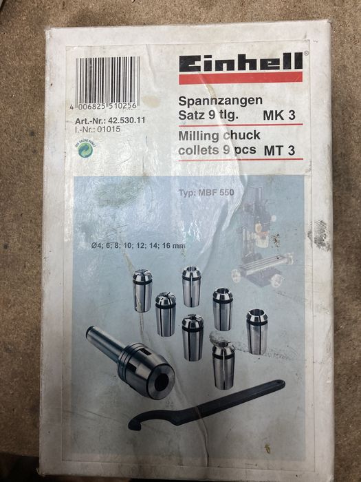 Дорник с цанги за фреза