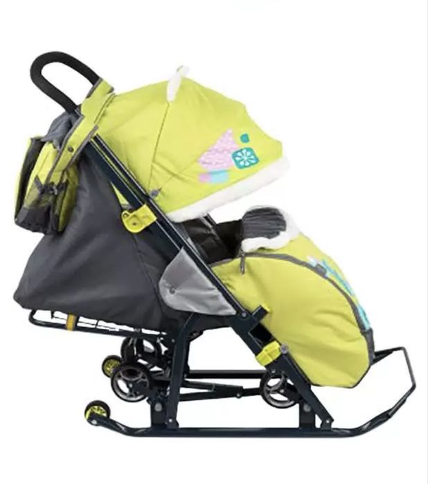 Сани-коляска, осннь, зима, весна