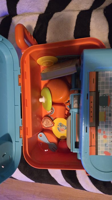 Set jucării doctor si chef si supermarket