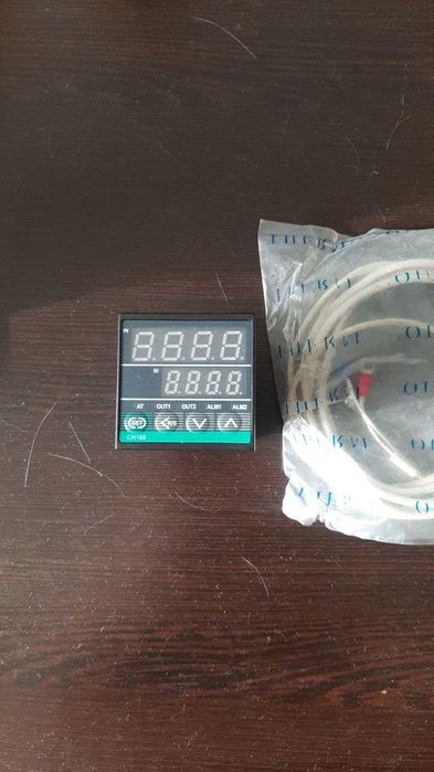 Цифровой ПИД контроллер температуры REX-CH102FK-02 новый с термопарой