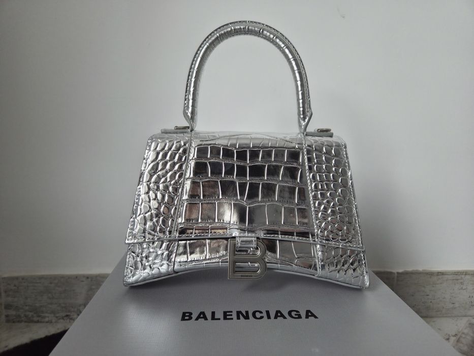 Balenciaga Hourglass Silver