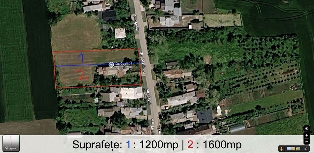 Casă 3 camere, Stăncești, 1600 mp, + teren adiacent disponibil