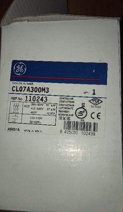 Контактор General Electric 100 А