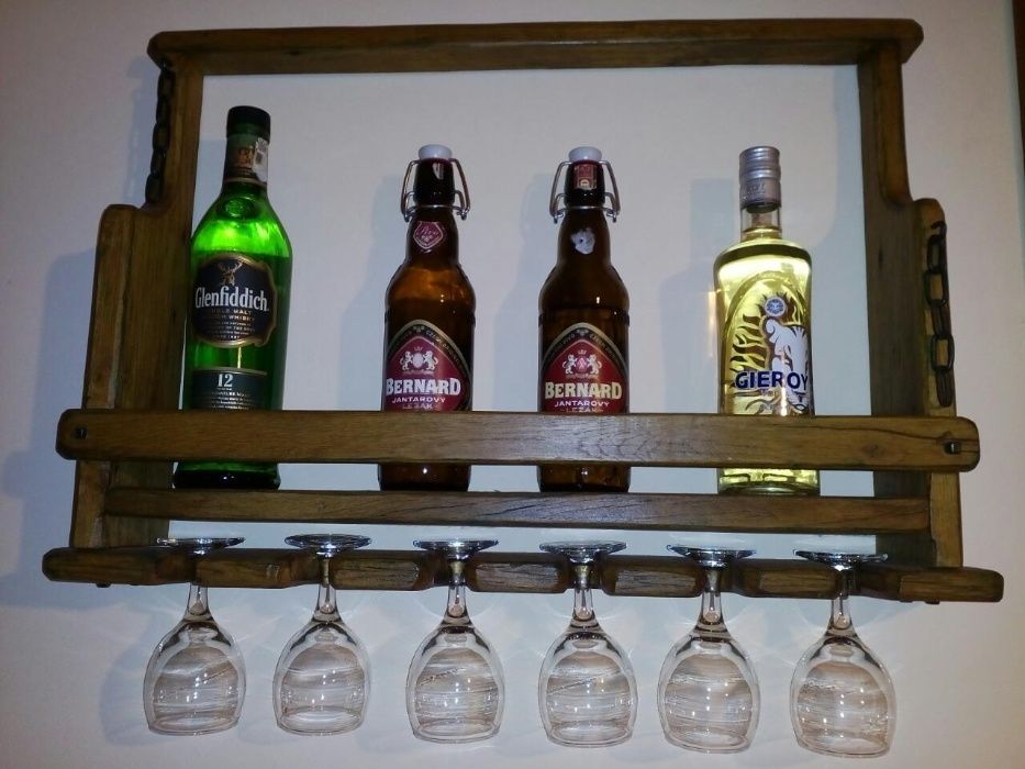 Етажерки, дървени за вино и чаши. Подходящи за всеки дом или подарък.