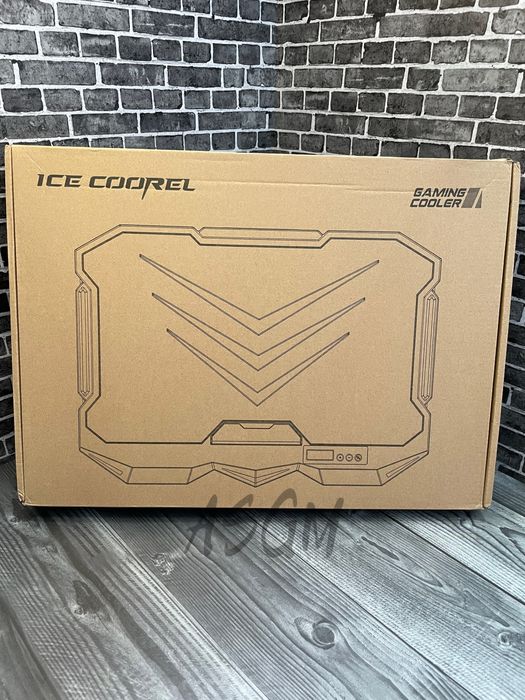 Охлаждающая подставка для ноутбука с экраном LCD